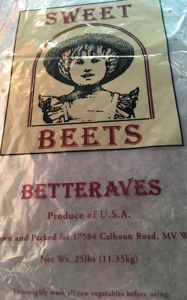 25lb beet bag